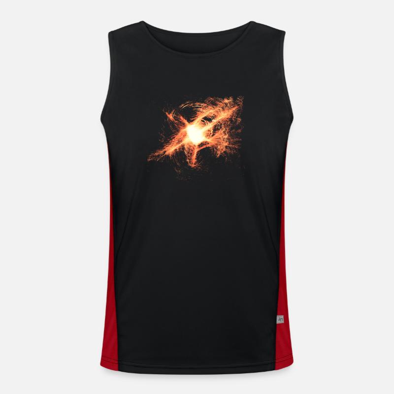 Explosion Funktionelles Kontrast-Tank Top für Männer 