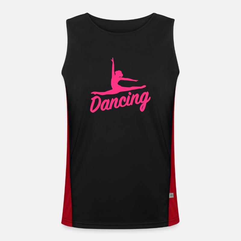 Dancing Men's Functional Contrast Tank Top 