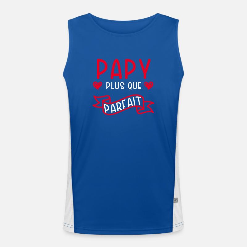 Papy plus que parfait cadeau original grand père Débardeur respirant contrasté Homme 