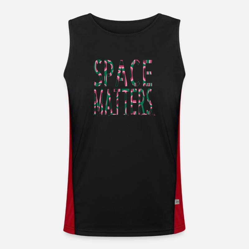 gift idea birthday conspiracy colors Funktionelles Kontrast-Tank Top für Männer 