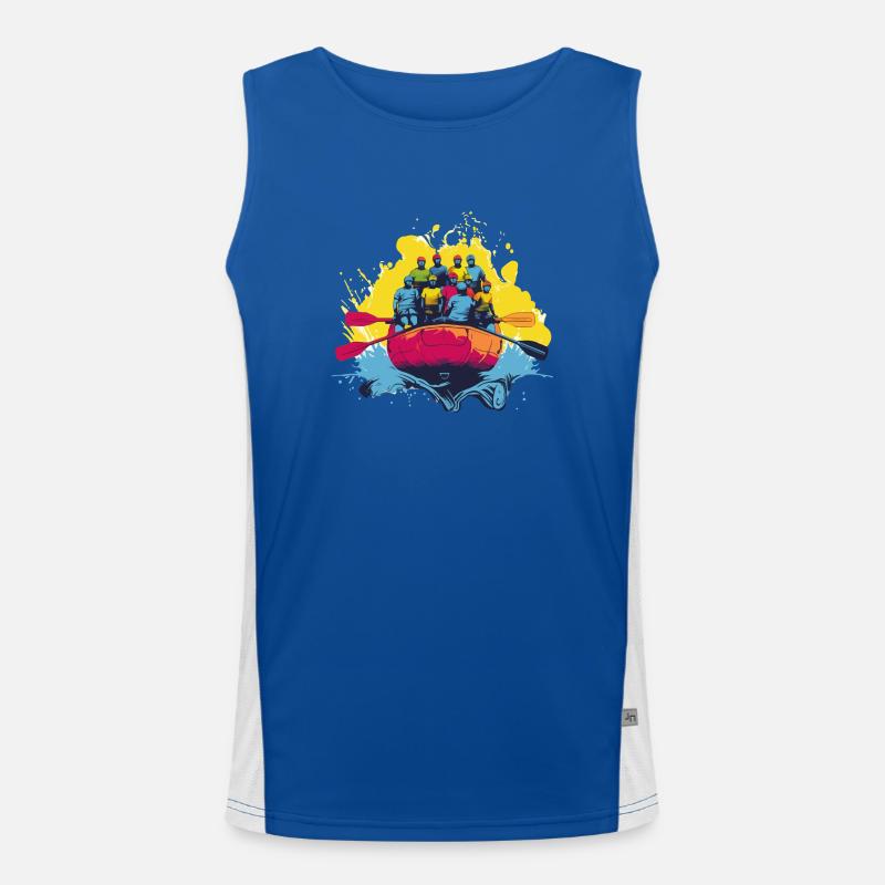 Group rafting Men's Functional Contrast Tank Top 