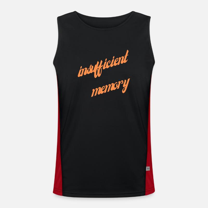 Insufficient memory Funktionelles Kontrast-Tank Top für Männer 