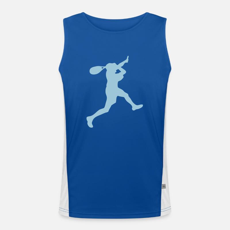 squash raquette player sport2 Débardeur respirant contrasté Homme 