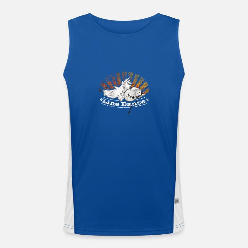 linedance Funktionelles Kontrast-Tank Top für Männer 