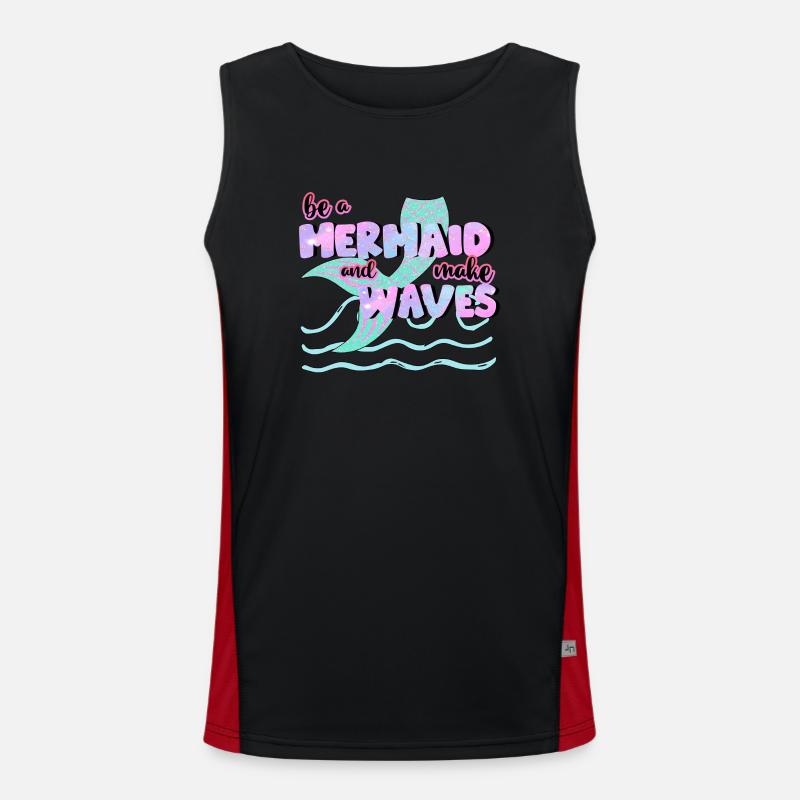 Ocean Sublimation Men's Functional Contrast Tank Top 