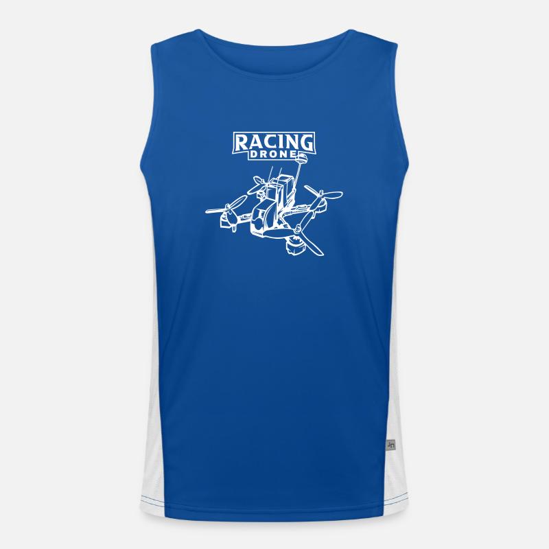 Drone Racing Drone Renn Drohne FPV Men's Functional Contrast Tank Top 