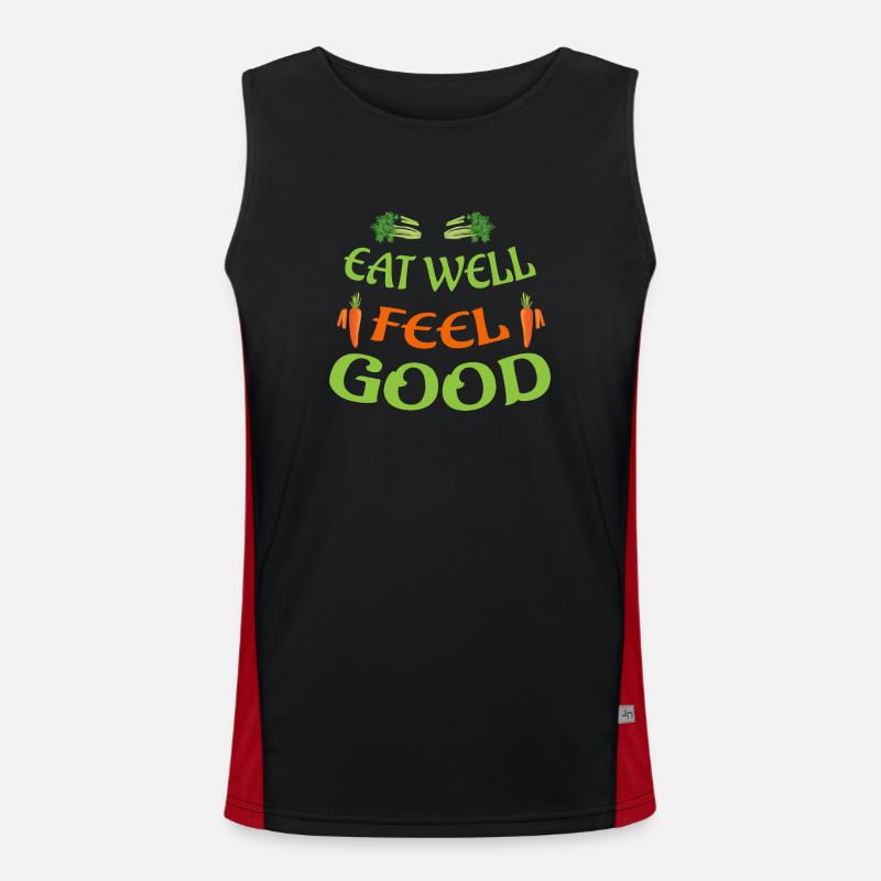 Vegan Vibes Men's Functional Contrast Tank Top 