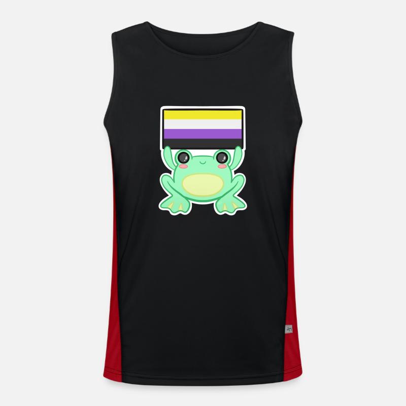 Froggy Enby Débardeur respirant contrasté Homme 