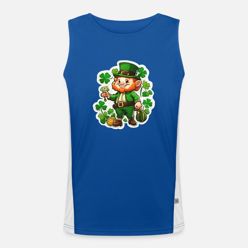 Saint Patrick 2 Débardeur respirant contrasté Homme 