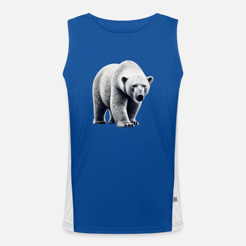 Eisbär Funktionelles Kontrast-Tank Top für Männer 