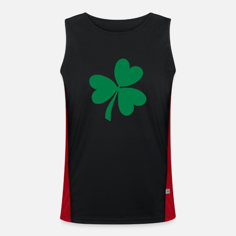 shamrock Funktionelles Kontrast-Tank Top für Männer 