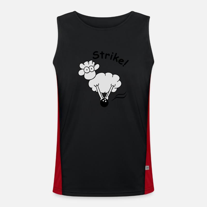 strike_bowl 1 Men's Functional Contrast Tank Top 