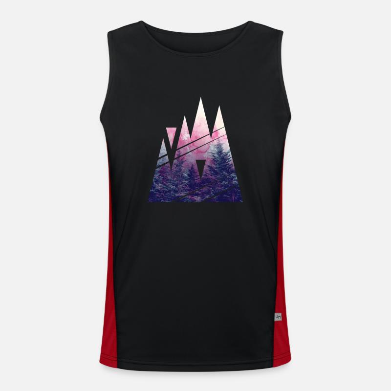 Forme de Woods Débardeur respirant contrasté Homme 