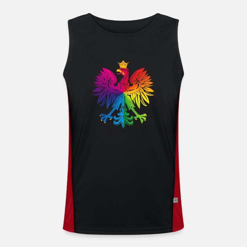 Rainbow eagle 2 Men's Functional Contrast Tank Top 
