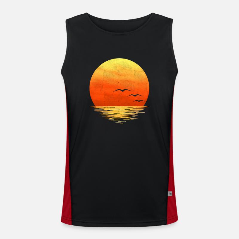 Sunset Men's Functional Contrast Tank Top 