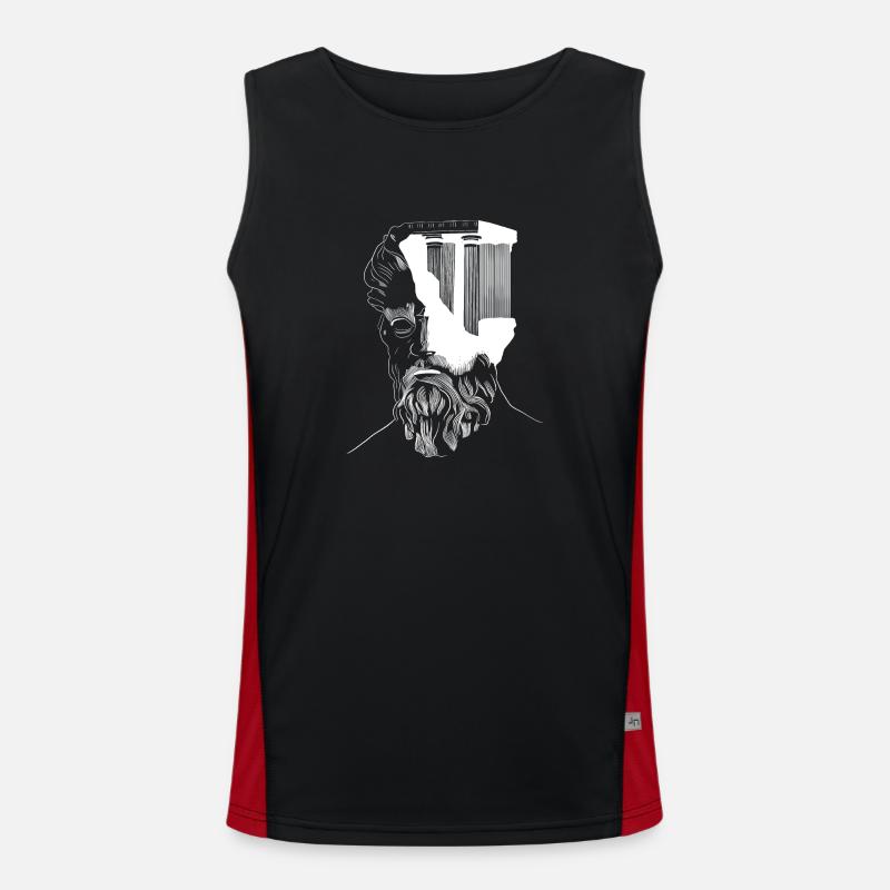 White Sculpture Men's Functional Contrast Tank Top 