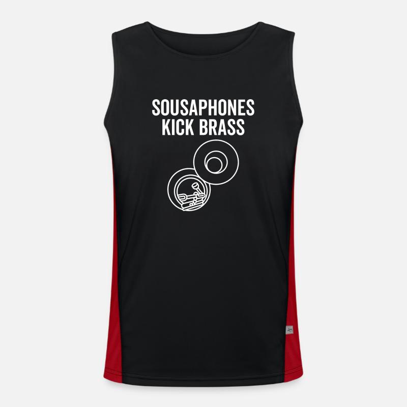 Sousaphones Kick Brass Débardeur respirant contrasté Homme 