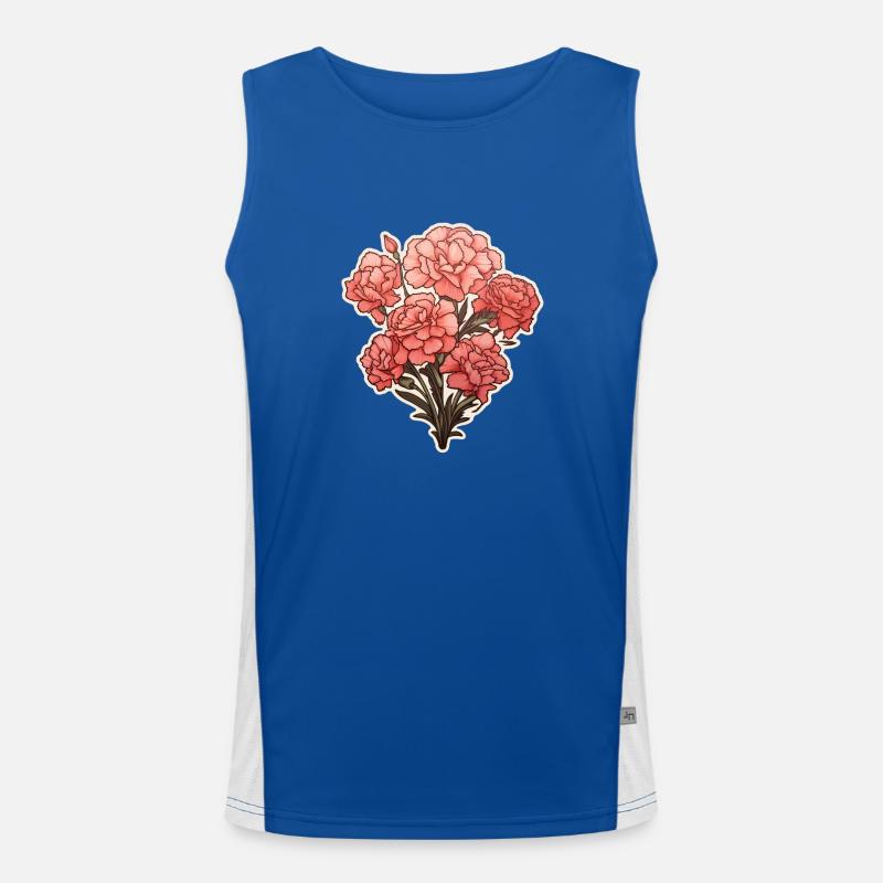 Oeillets Oeillet 6 Fleurs Débardeur respirant contrasté Homme 