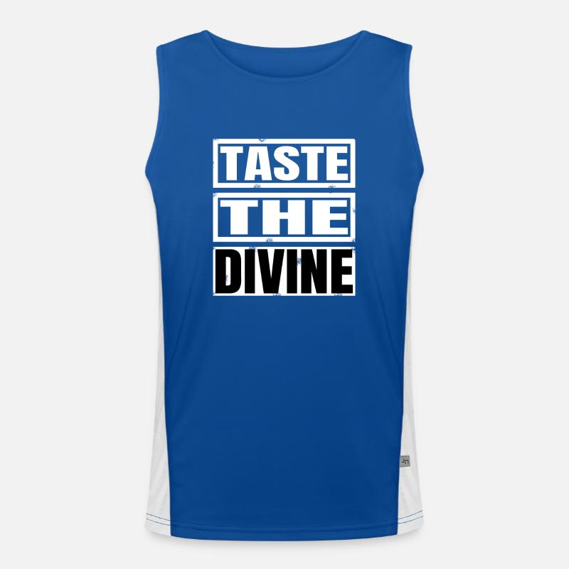 culinary experiences joke geek present idea Funktionelles Kontrast-Tank Top für Männer 