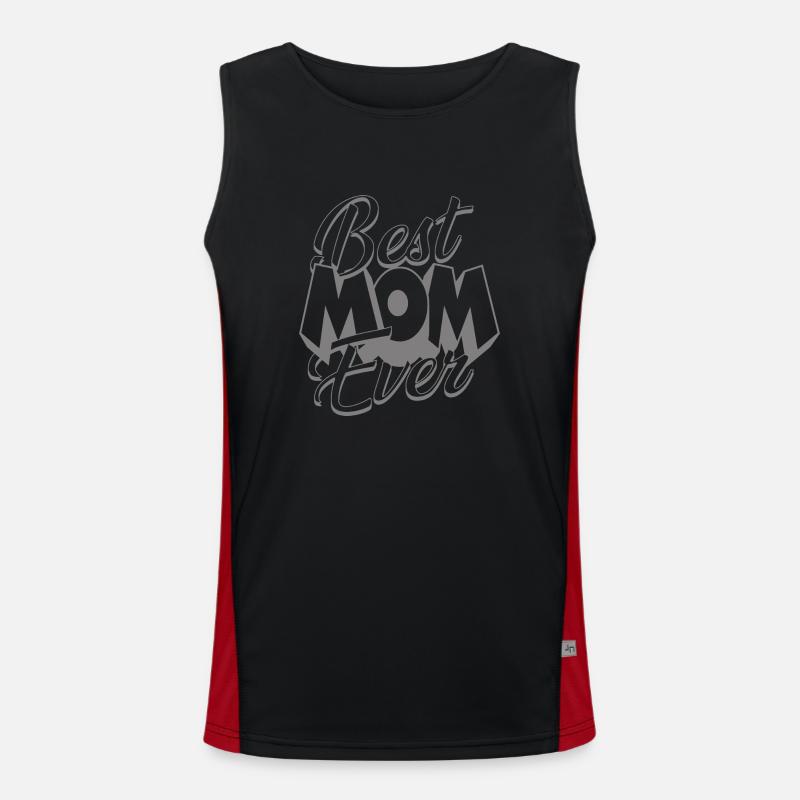 Mom Men's Functional Contrast Tank Top 
