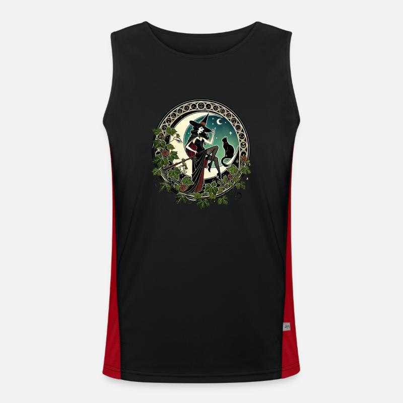 Witch Pinup Men's Functional Contrast Tank Top 
