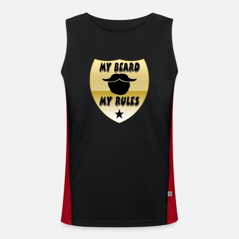 Beard Men's Functional Contrast Tank Top 