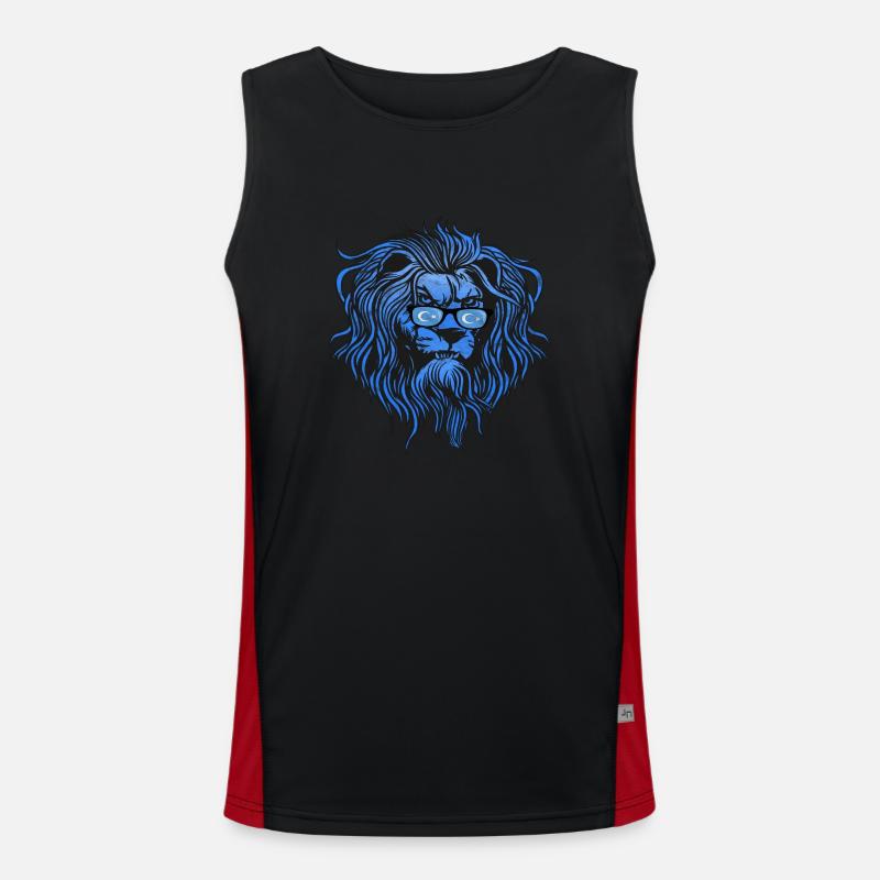 Uiguren Funktionelles Kontrast-Tank Top für Männer 