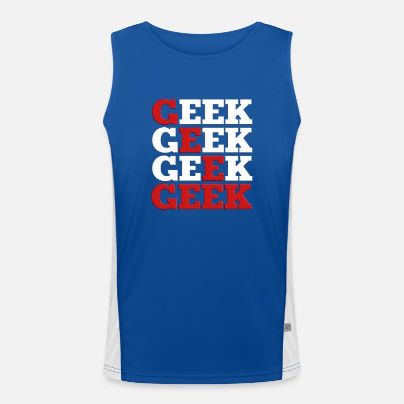 Geek Men's Functional Contrast Tank Top 