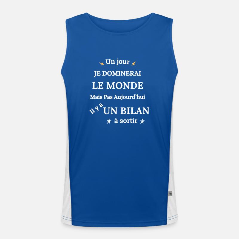 Comptable Comptabilité Métier Débardeur respirant contrasté Homme 