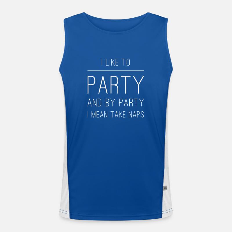 Naps Funktionelles Kontrast-Tank Top für Männer 