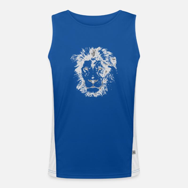 LÖWE HEAD Funktionelles Kontrast-Tank Top für Männer 