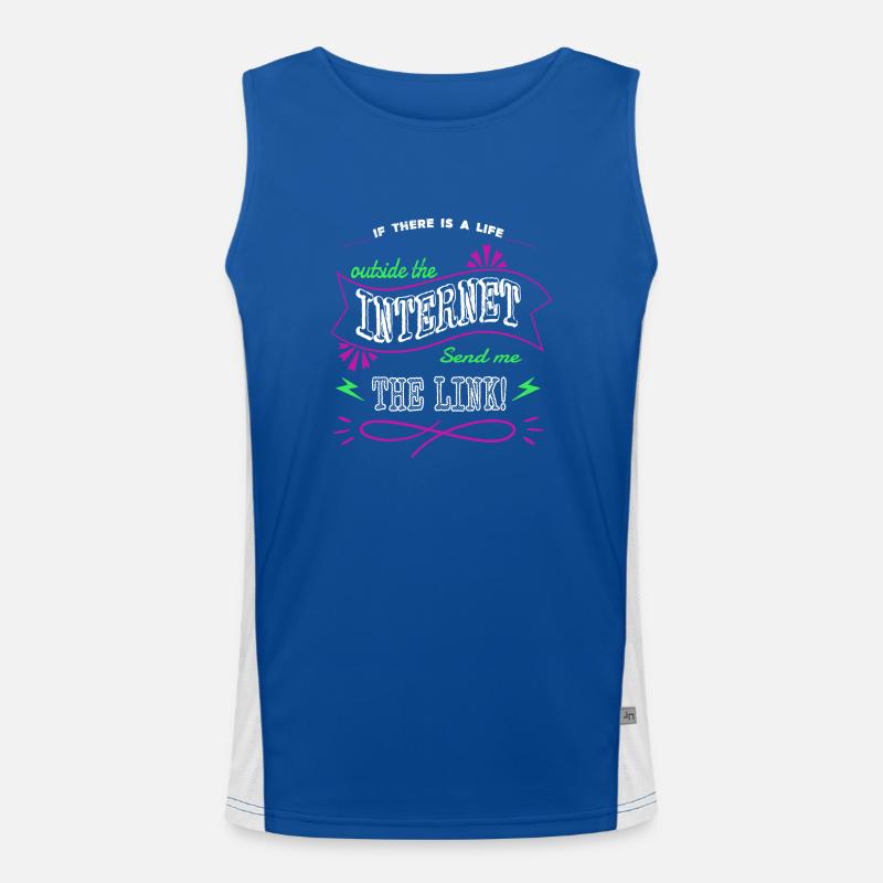 computer science humor funny quote present Funktionelles Kontrast-Tank Top für Männer 