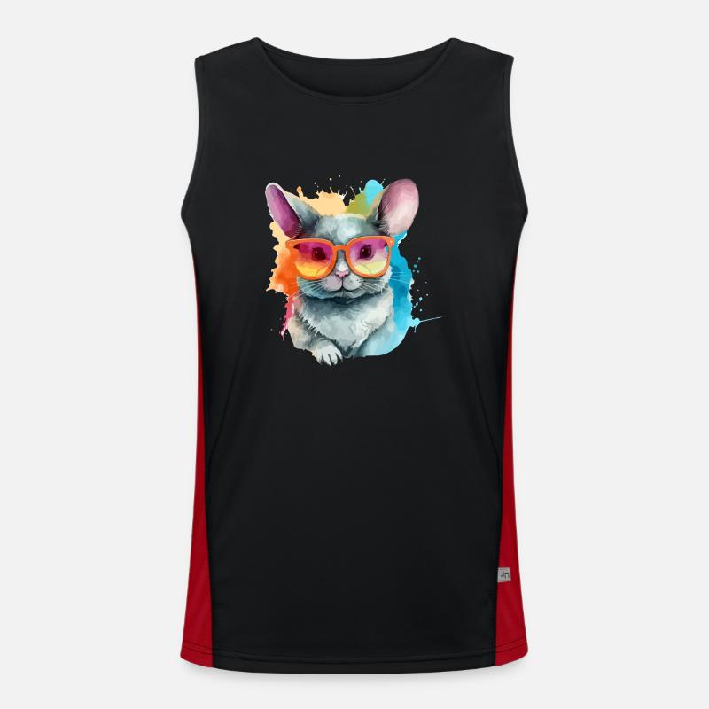 Jose Chinchilla Funktionelles Kontrast-Tank Top für Männer 