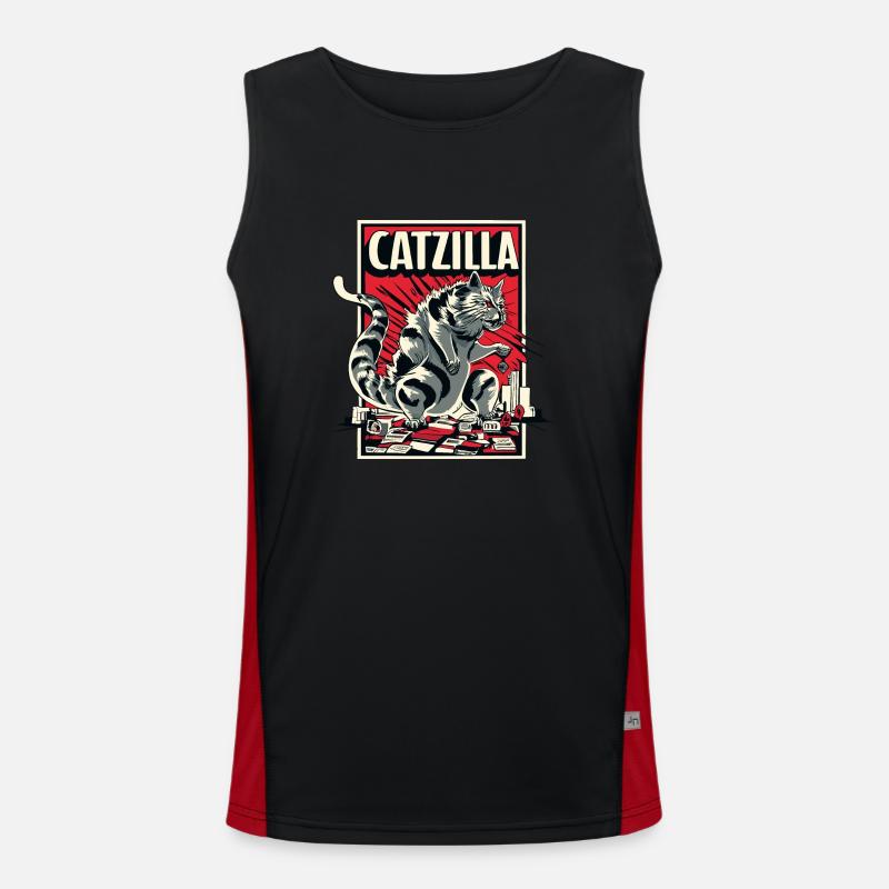 Catzilla next Men's Functional Contrast Tank Top 