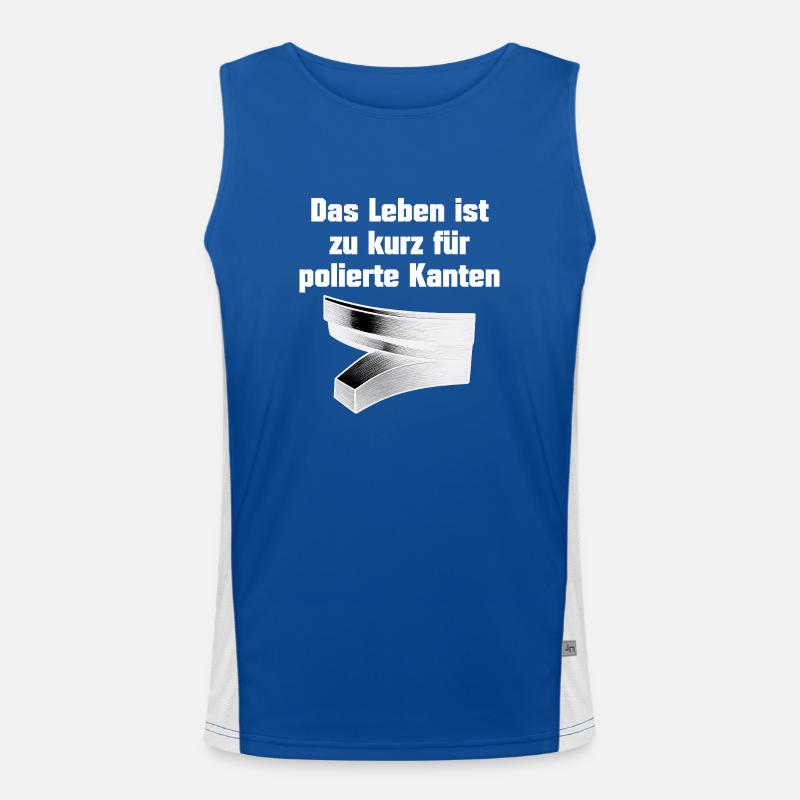 Polished Edges Watch Collector Nerd vs Polish Men's Functional Contrast Tank Top 