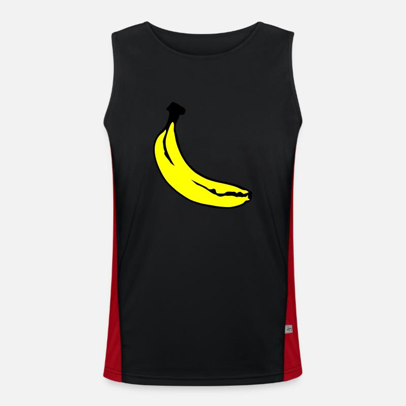 banane01 Débardeur respirant contrasté Homme 