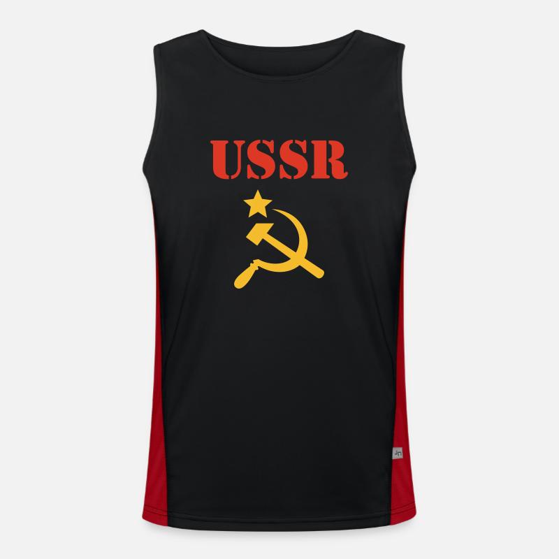 ussr Men's Functional Contrast Tank Top 