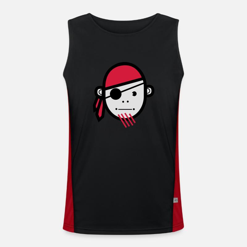 Pirate Débardeur respirant contrasté Homme 