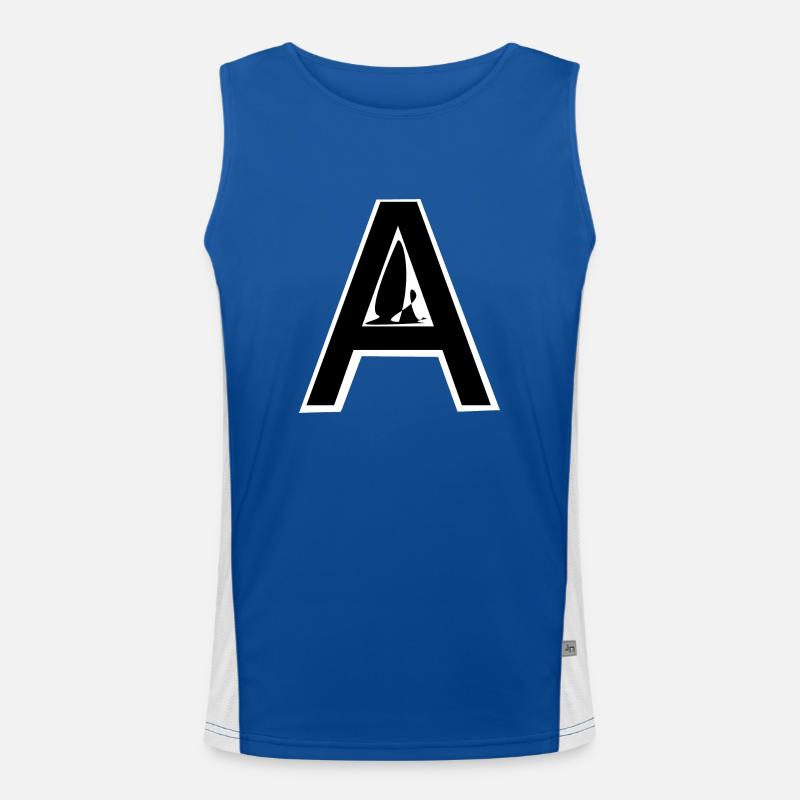 A Funktionelles Kontrast-Tank Top für Männer 
