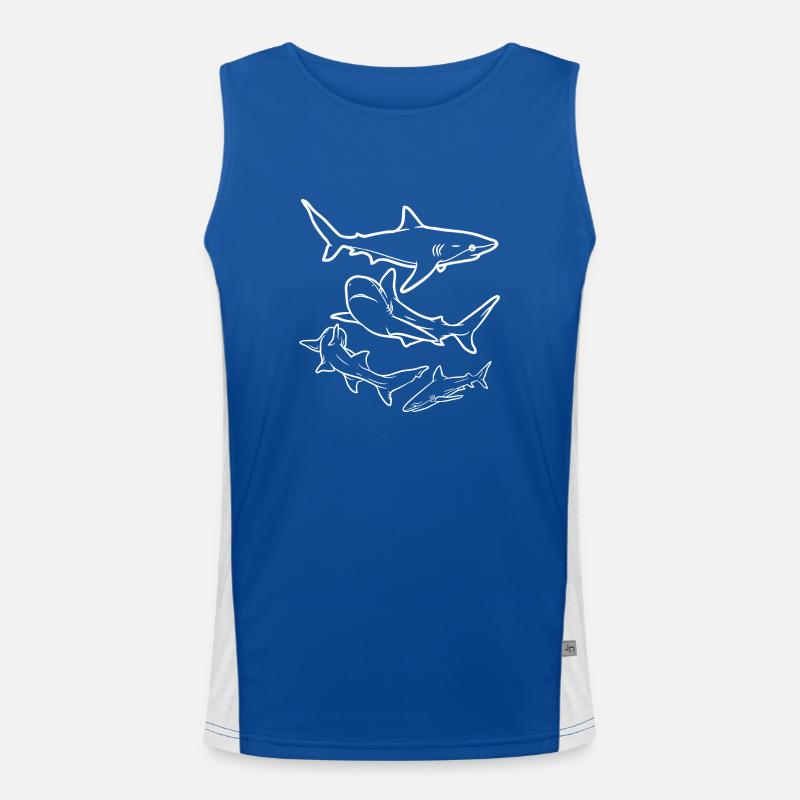 Requins Débardeur respirant contrasté Homme 