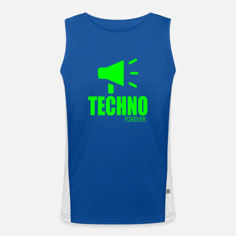 Techno forever Men's Functional Contrast Tank Top 
