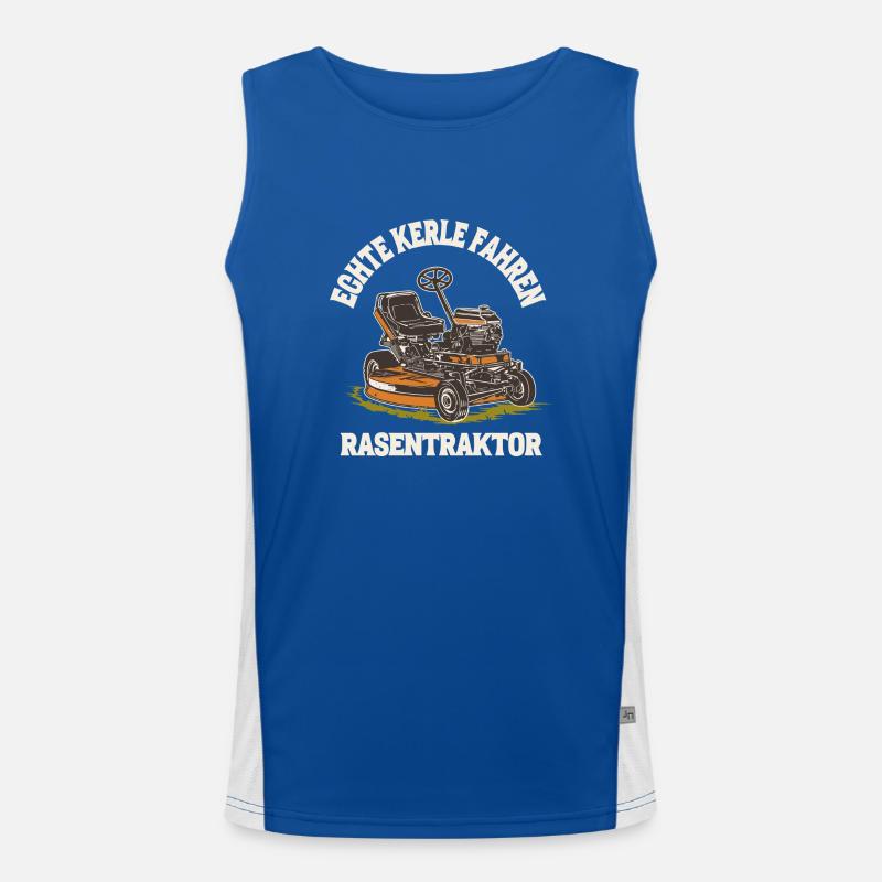 Machine de découpe de terre Débardeur respirant contrasté Homme 