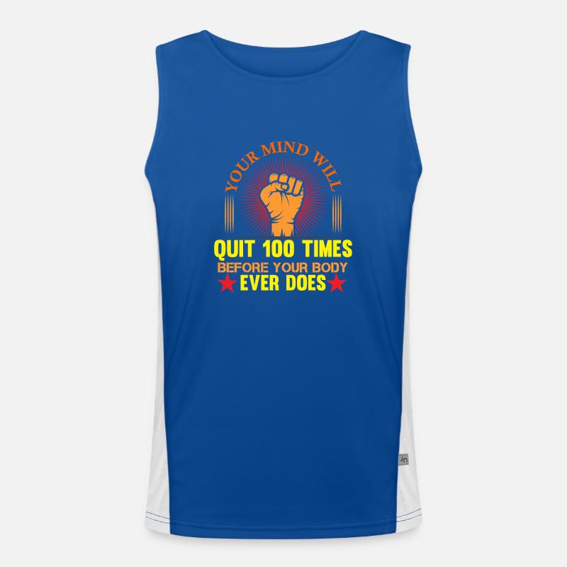 Faust Funktionelles Kontrast-Tank Top für Männer 