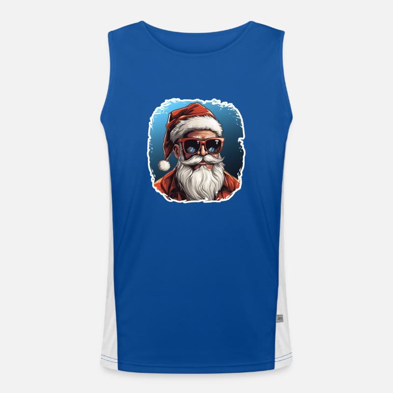 Père Noël cool Débardeur respirant contrasté Homme 
