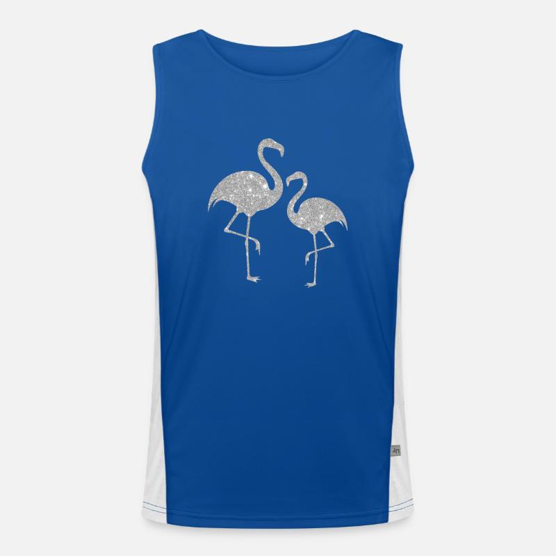 Flamingo argenté Débardeur respirant contrasté Homme 