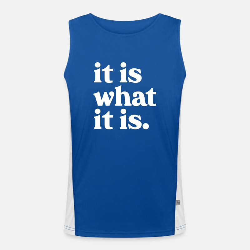 it Is what is Men's Functional Contrast Tank Top 