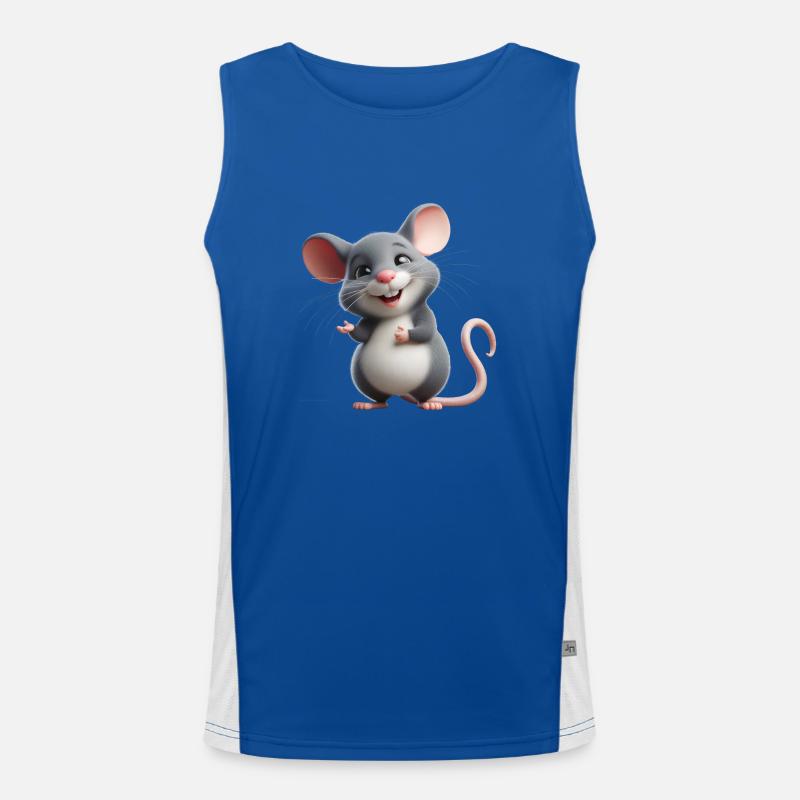Souris 1 Débardeur respirant contrasté Homme 