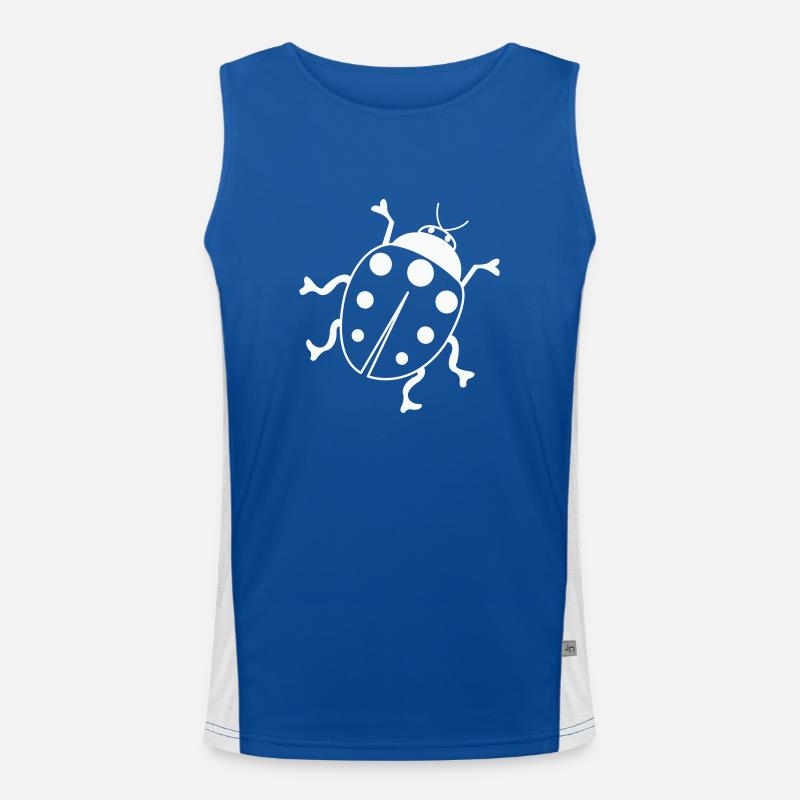 marienkäfer 01 Funktionelles Kontrast-Tank Top für Männer 
