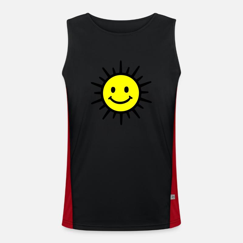 Sun Joy Summer Men's Functional Contrast Tank Top 