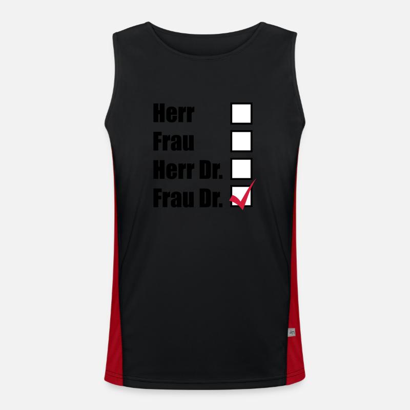 Doctor Men's Functional Contrast Tank Top 